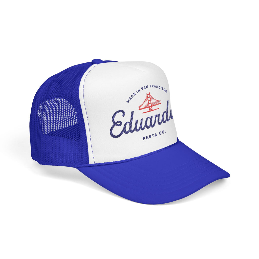 Eduardo's Pasta Co. Trucker Hat | San Francisco Golden Gate Logo Foam Cap