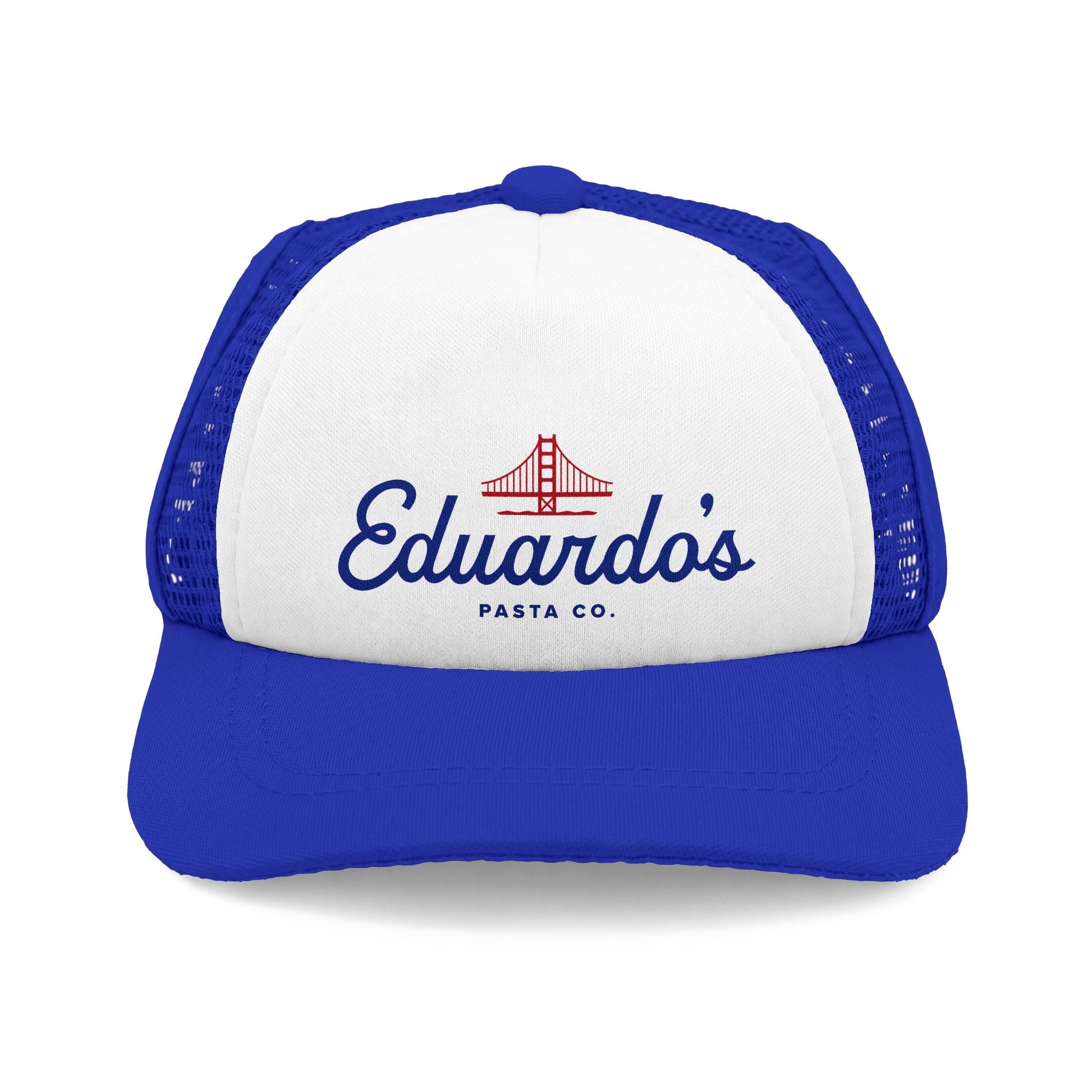 Eduardo's Pasta Co. Dog Trucker Hat | Foam Mesh Pet Cap