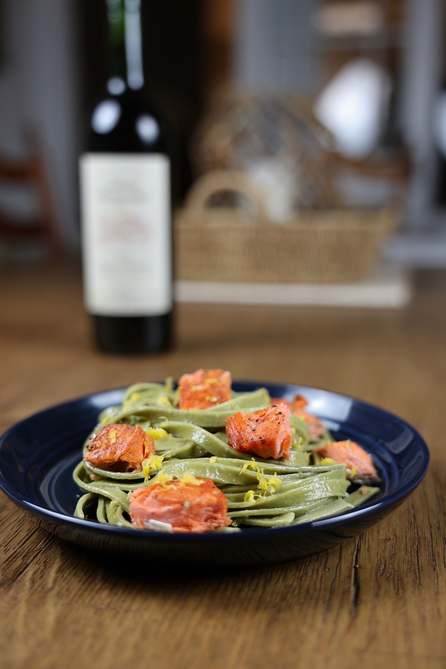 Spinach Fettuccine